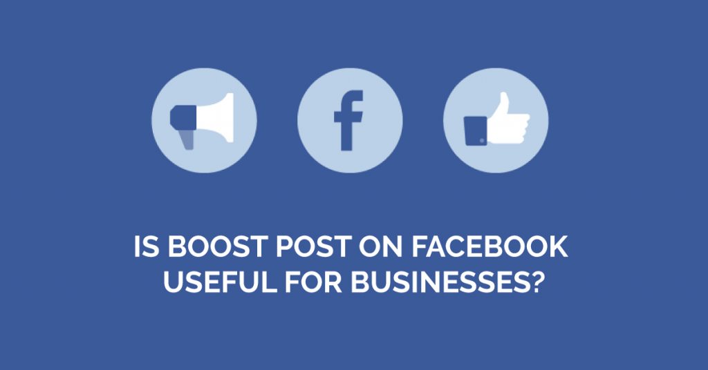 Boosting Posts on Facebook