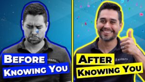 Ruben’s YouTube video thumbnail of Before/After in the Customer Value Journey.