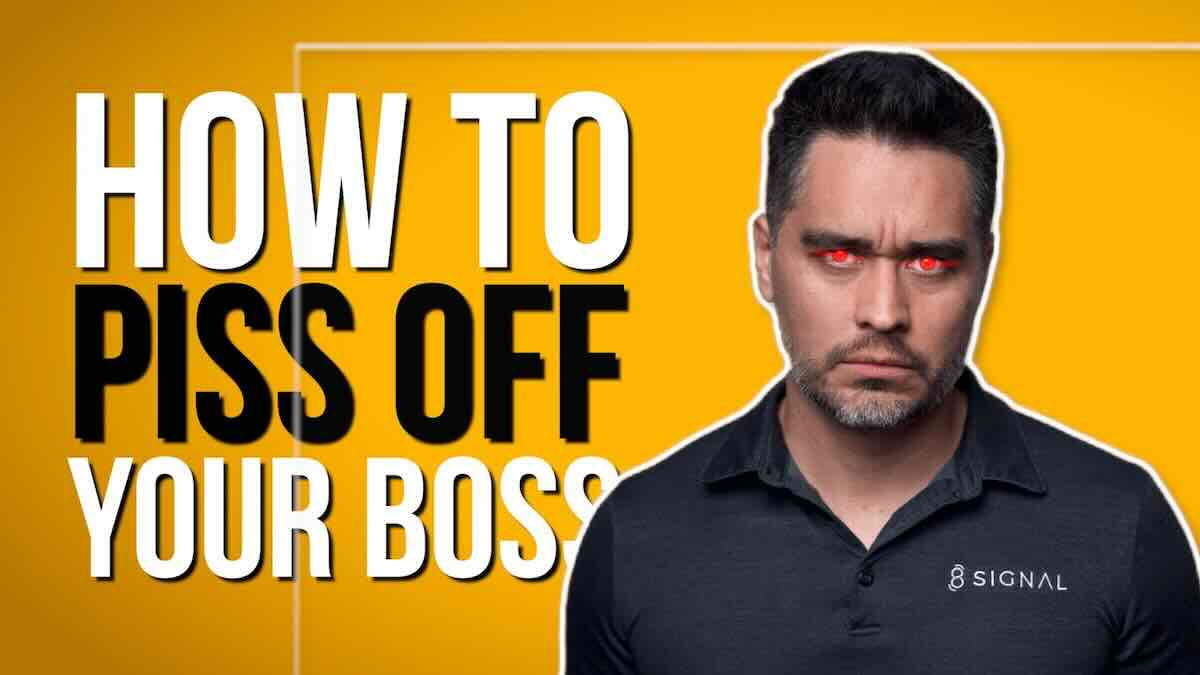 How to piss off your boss during L10 Meeting